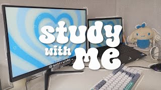 ptbreng STUDY WITH ME 50 min [upl. by Banquer]