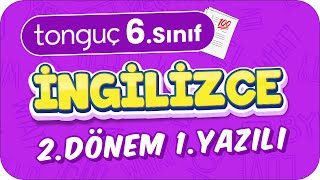 6Sınıf İngilizce 2Dönem 1Yazılıya Hazırlık 📑 2024 [upl. by Megen]