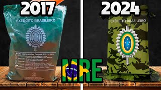 PROVEI A COMIDA DO EXÉRCITO BRASILEIRO EM 2024 MUDOU MUITA COISA EM 7 ANOS [upl. by Korwin]