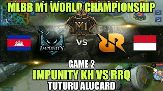 RRQ Indonesia vs Impunity KH Kamboja • Game 2  Grup A M1 [upl. by Filip]