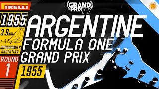 The History of Formula One 1955  Argentine Grand Prix 17 [upl. by Paine]