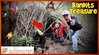 Bandits Treasure 24 HOUR CAMP STAKEOUT Found HiDDEN Tunnel  That YouTub3 Family I The Adventurers [upl. by Bortman124]