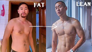 FAT to LEAN  6 Month Body Transformation  Minimal Training and Nutrition Guide [upl. by Jorgensen]