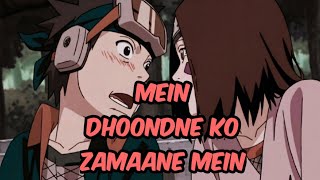 Mein dhoonde ko zamaane mein  Obito x Rin  Naruto AMV Hindi [upl. by Aicatan]