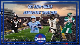 CFL Playoff Thrills A Recap of the SemiFinals [upl. by Maro90]