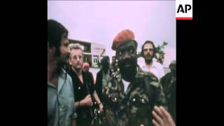 SYND 17 11 75 JONAS SAVIMBI AND HIS UNITA GUERILLA FORCES [upl. by Nigen]