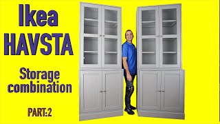 Ikea HAVSTA Storage combination Assembly instructions Part2 [upl. by Inaniel944]