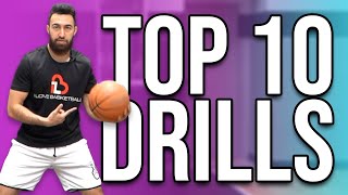 10 BEST Basketball Drills for Beginners 🏀 IMPROVE FAST [upl. by Anola]