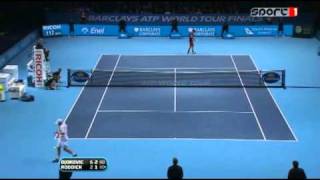 Djokovic vs Roddick ATP World Tour Finals 2010 RR [upl. by Asilrac]