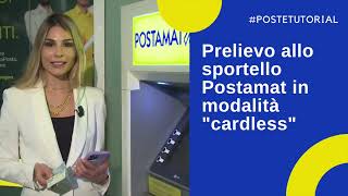 Come effettuare prelievi senza carta agli ATM Postamat [upl. by Bonni]