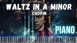 Waltz in A minor Piano Tutorial  Chopin [upl. by Farrah532]