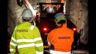 Sandvik and DSI Group providing safe and efficient ground support to Implenia Sverige AB [upl. by Pippas]