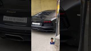 Lamborghini Aventador in India 🇮🇳 shorts [upl. by Anahsahs]