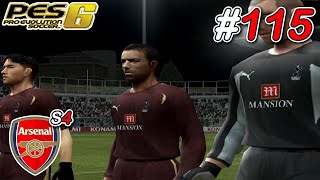 【PES 6】SAATNYA NORTH LONDON DERBY  MainPES ARSENAL  Master League Bahasa Indonesia S4 115 [upl. by Care858]