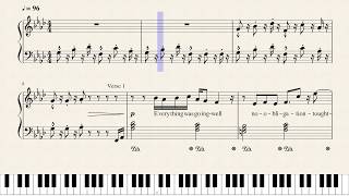 Angèle  La loi de Murphy  Piano cover Partition gratuite  free sheet music [upl. by Aeneus944]