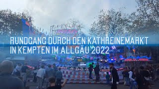 Kathreinemarkt Kempten im Allgäu Rundgang 2022 [upl. by Lledrev]