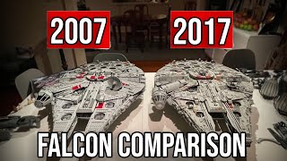 LEGO Star Wars LEGO Millennium Falcon UCS Comparison 10179 75192  2007 2017 [upl. by Seligmann]