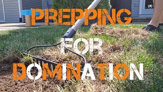 Preparing Your Lawn For Fall Renovation diy aerator lawn renovation [upl. by Aitetel]