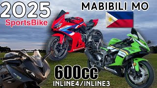 600cc SPORTS BIGBIKE SA PINAS  TOP 4 model Mabibili mo now I Specs at Features Price [upl. by Namar881]