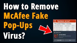 How to Stop McAfee Popups  Step to Step Tutorial [upl. by Timi]