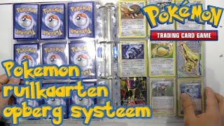 Pokemon ruilkaarten Mijn beste kaarten en hoe ik het allemaal opberg Break en EX [upl. by Avi544]