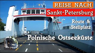 An der Ostsee nach Russland Sommer 2019 16 Polnische Ostseeküste Route Stellplatz [upl. by Lyj]