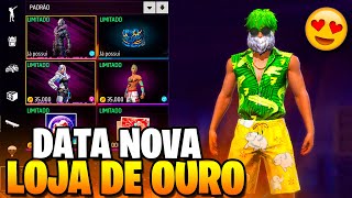 NOVA ANGELICAL DATA LOJA DE OURO BÔNUS DE DIMAS DESCONTO NOS ROYALES NOVIDADES FREE FIRE [upl. by Adelind157]