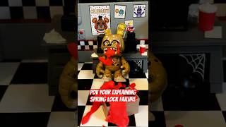 Spring lock failure fivenightsatfreddys stopmotion springbonnie springtrap fnafmeme fnafvideos [upl. by Kliment978]