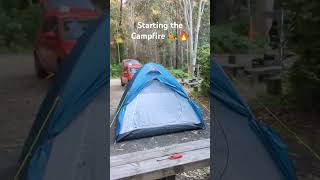 Campfire at Pebbly Beach campground [upl. by Akalam]