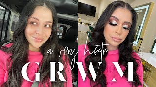 GRWM for my baby shower  VLOG 🤰🏻💕✨ [upl. by Trebleht]