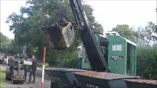 Tinkers Park Rally 28092024  The Vintage Steam Shovel seen in Tinkers Park [upl. by Barber]