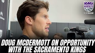 Doug McDermott on signing with Sacramento Kings [upl. by Aihsenrad79]