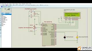 Schéma de Contrôle de Température avec PIC16F877A et Affichage sur LCD [upl. by Anders]