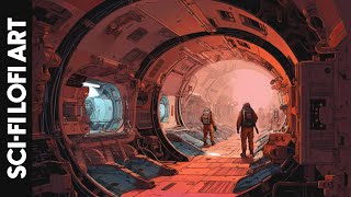 Sci Fi Lofi Art  Out of This World Concept Art and Lofi Beats [upl. by Nnyla966]