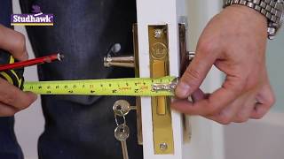 How to install a Mortise Mortice Lock and handles [upl. by Larochelle]