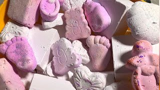 BABY PINK  CRISPY GYM CHALK CRUMBLEASMR [upl. by Donatelli]