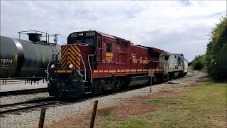 HMCR 8527 and HMCR 8560 switching at Holmes Avenue [upl. by Ardnoyek]