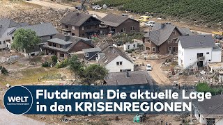 UNWETTERKATASTROPHE in DEUTSCHLAND So ist die aktuelle Lage in NRW RheinlandPfalz und Bayern [upl. by Aratas]