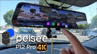 PELSEE P12 PRO 4K DASH CAM UnboxingInstallUnedited Footage [upl. by Memory397]