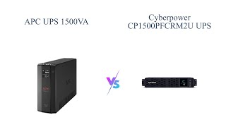 APC UPS 1500VA vs CyberPower CP1500PFCRM2U 🥇 Comparison [upl. by Akerue]