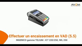 Comment réaliser un encaissement à distance sur un TPE Ingenico iWL 250iCT 220iCT 250 [upl. by Tedmann]