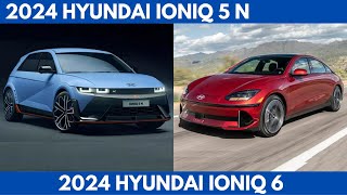 2024 Hyundai ioniq 5 N Vs 2024 Hyundai ioniq 6 Sibling Comparison [upl. by Kcerred]