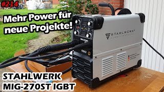 Mein neues Schweißgerät  Stahlwerk ST 270 IGBT  Schutzgasschweißgerät  Mr Moto [upl. by Htebaile552]