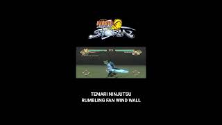 Temari Jutsu rumbling fan wind wall game naruto gameindonesia [upl. by Tal]