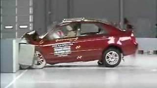 Crash Test 2005  2009 Kia Cerato  Spectra Second Test [upl. by Edasalof699]