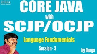 Core Java with OCJPSCJP Language Fundamentals Part 3  Data Types part2 [upl. by Olen515]