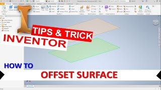 Inventor How To Offset Surface [upl. by Zorina]