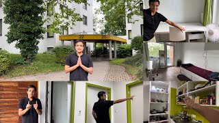 My 255 € Student Dorm in Germany  Student Hostel Tour Germany🇩🇪 Student Accommodation in Germany [upl. by Alida]