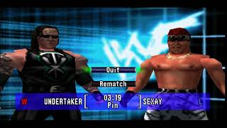 WWF NO Mercy N64 Undertaker vs grand master sexay [upl. by Ella683]