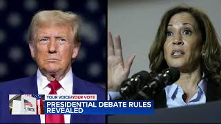 ABC News releases rules for presidential debate between Harris Trump in Philadelphia [upl. by Nothgiel]